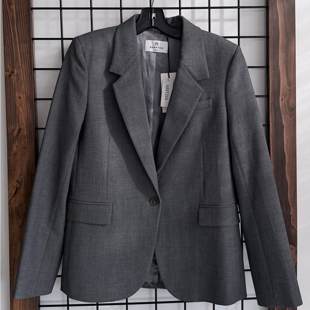 Babaton Gray Blazer